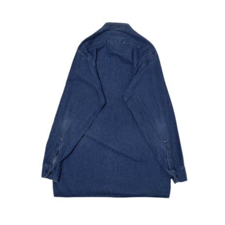 Vintage Pleats Denim Grandpa L/S Shirt