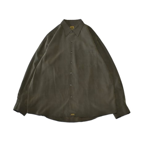 Rayon Blend Micro Check L/S Shirt