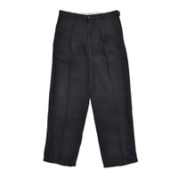 EURO Vintage Linen Blend One Tuck Slacks