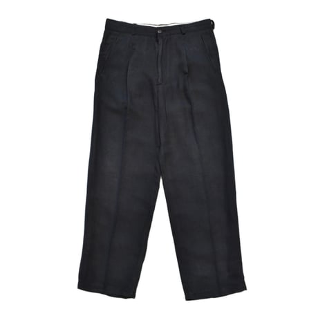 EURO Vintage Linen Blend One Tuck Slacks