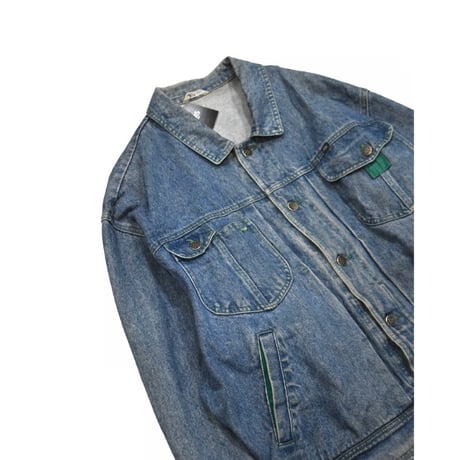 Vintage Switching Design Denim Jacket