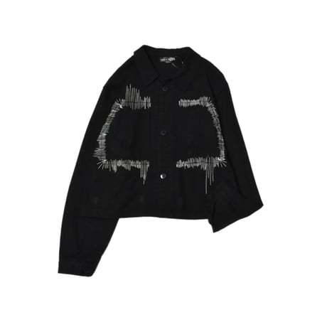 “Remake by VERS” Irregular Embroidery French Work Jacket