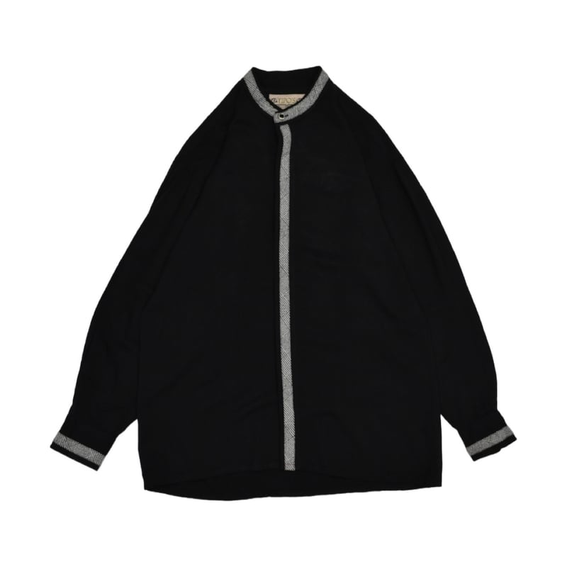 Monotone Fly Front L/S Shirt | 水戸 古着屋 VERS｜リメイク