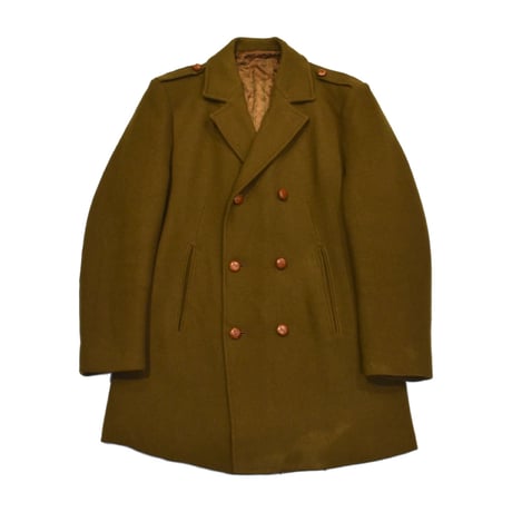 French Vintage Wool Double Breasted Coat