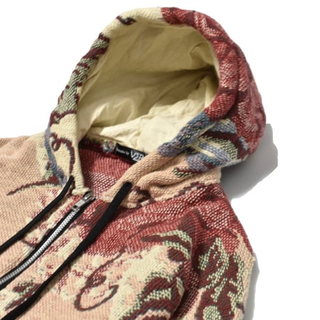 "Remake by VERS" Vintage Rug Hoodie Jacket