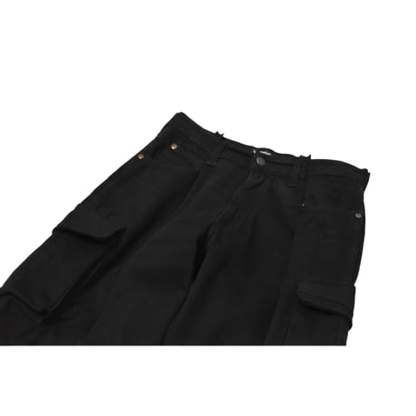 VERS Remake Wide Flare Cargo Denim Pants