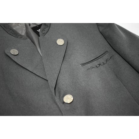 EURO Vintage Embroidery Tyrolean Jacket -Metal Coin Button-