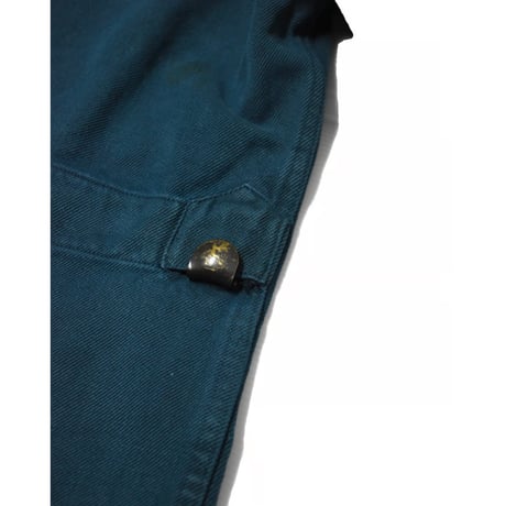 50s Swiss Military Denim Work Jacket -over dye-