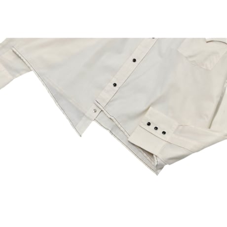 "Remake by VERS" Horseshoes Embroidery Asymmetrical Western L/S Shirt