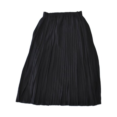 Classic Black Pleats Skirt