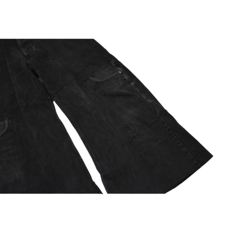 "Remake by VERS" Switching Flare Denim Pants
