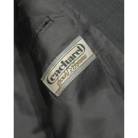 EURO Vintage Double Breasted Tailored Jacket -Charcoal Grey-