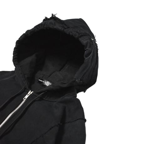 “Remake by VERS” Utility Denim Hoodie Jacket