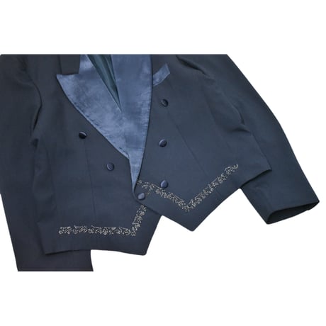 Vintage Embroidery Short Length Tailored Jacket