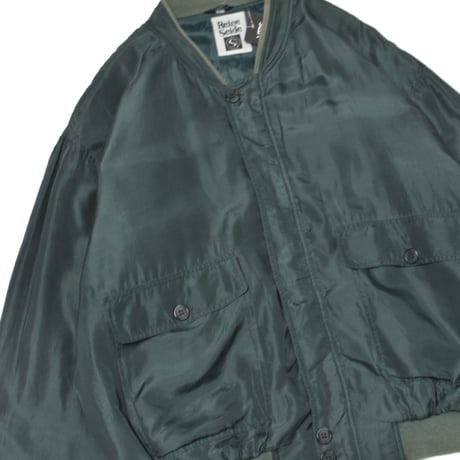 Vintage Silk Bomber Jacket