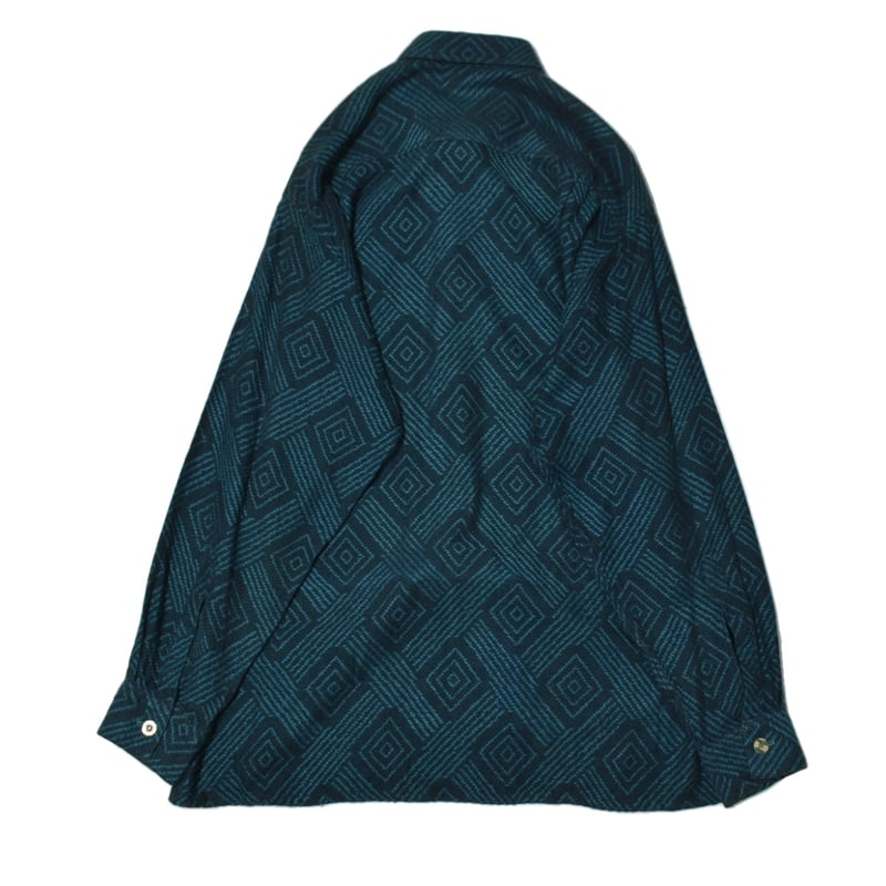 1点物⭕️お安く!◎Custom Vintage Fabric◎AR 9.75 Vintage Patterned L/S Shirt | 水戸 古着屋 VERS｜リメイク＆