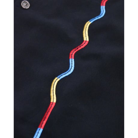 Embroidery Fly Front L/S Shirt