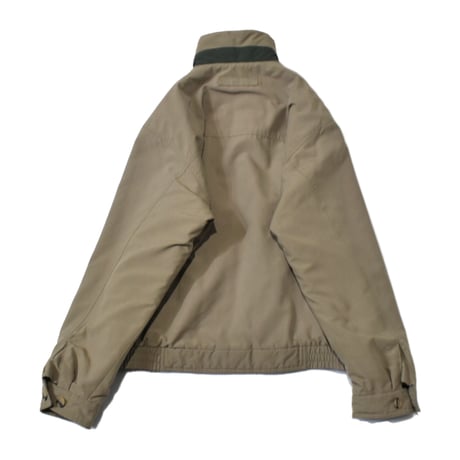 Sand Beige Utility Stand-Collar Jacket