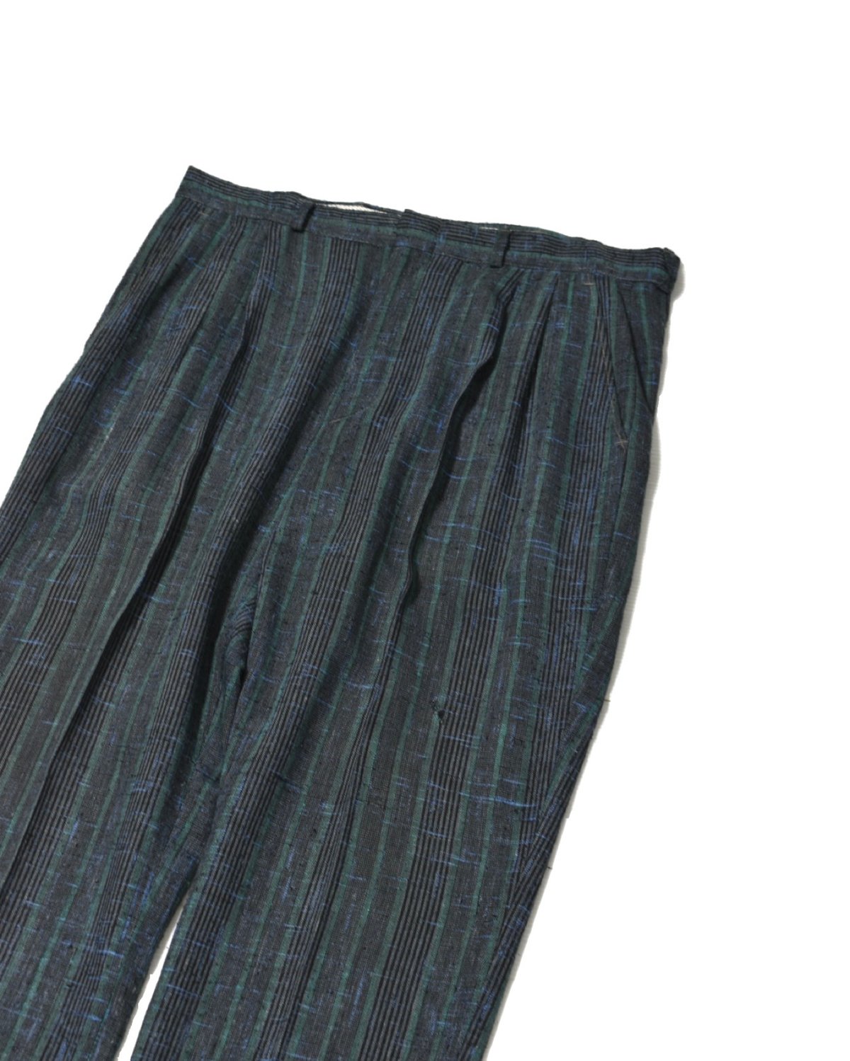 パンツ euro kenvy Stripe Double Slacks EURO Vintage Double Tuck Stripe Slacks | 水戸 古着屋
