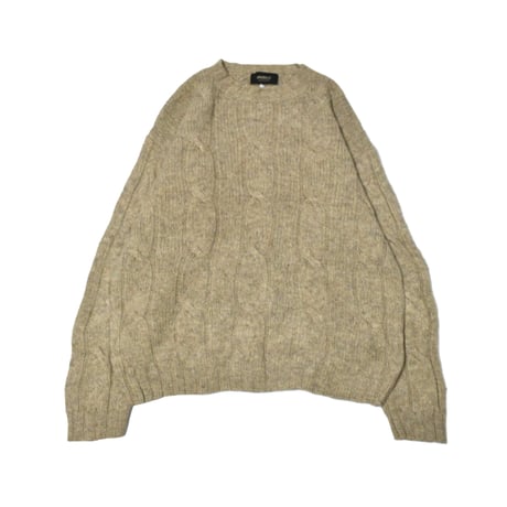 Shetland Pure New Wool Cable Knit Sweater