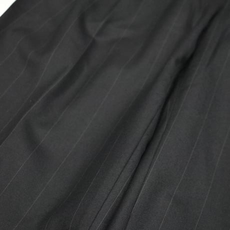 EURO Vintage Pinstripe Double Breasted Tailored SET UP -Navy-