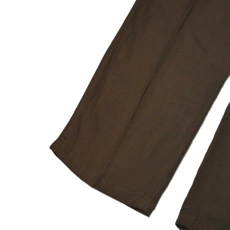 Vintage Single Tuck Linen Slacks