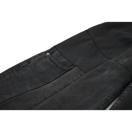 "Remake by VERS" Switching Flare Denim Pants
