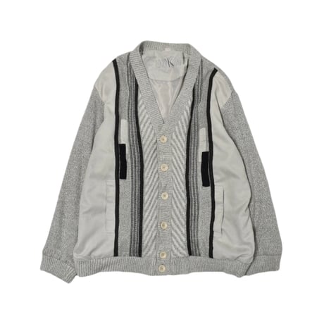 3D Switching Knit Cardigan
