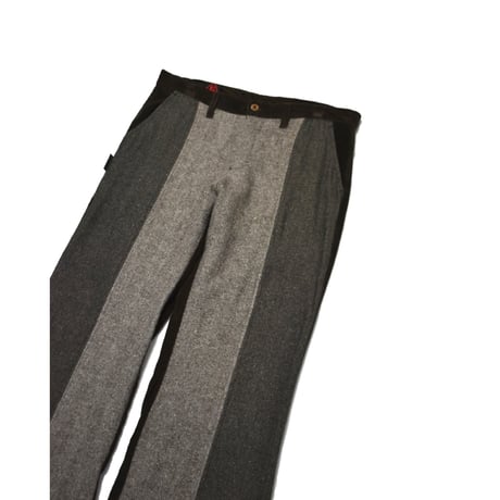 Corduroy Switching Flare Pants