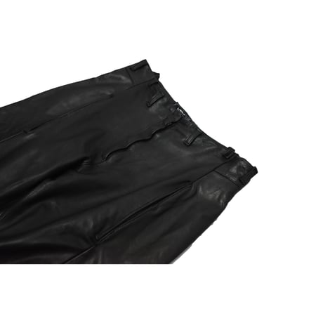 VERS Remake Real Leather Flare Pants
