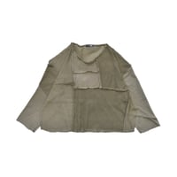 "Remake by VERS" Rebuild Mesh Layered Long Sleeve