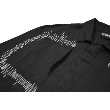 "Remake by VERS" Irregular Embroidery French Work Jacket