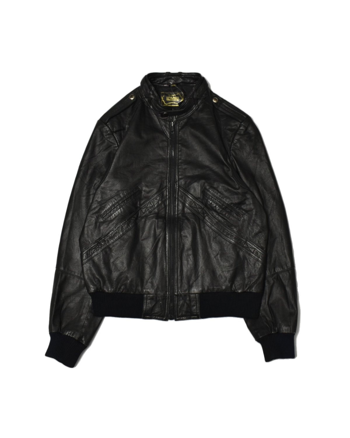 Vintage Short Length Real Leather Jacket | 水戸 古