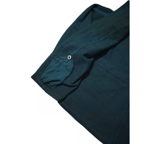 50s Swiss Military Denim Work Jacket -over dye-