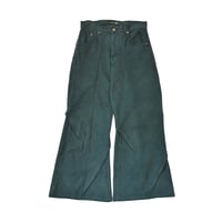 "Remake by VERS" Asymmetric Tuck Denim Trousers