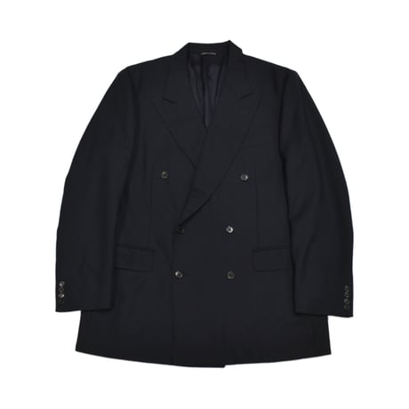 EURO Vintage Italian Double Breasted Tailored SET UP -Navy-