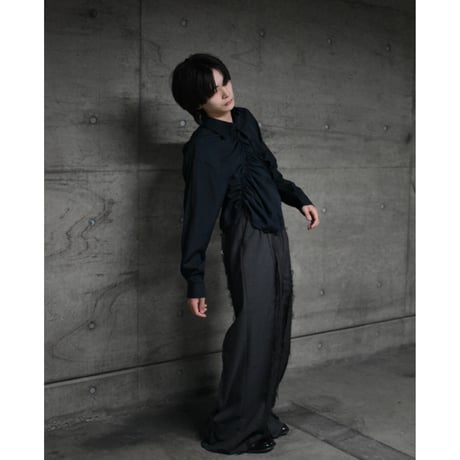 “Remake by VERS” Noir Flow Flare Slacks