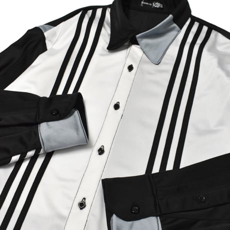 ”Remake by VERS” Track Dress Shirt Jacket