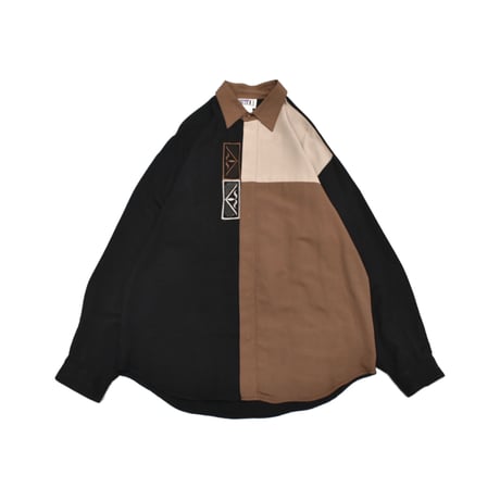Art Panel Switching L/S Shirt