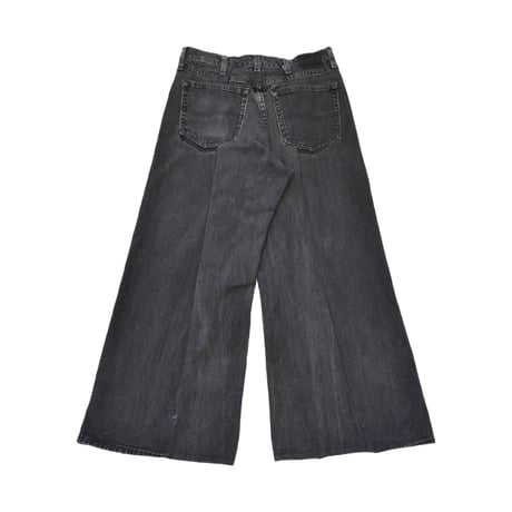 "Remake by VERS" Deep Tuck Flare Denim Pants