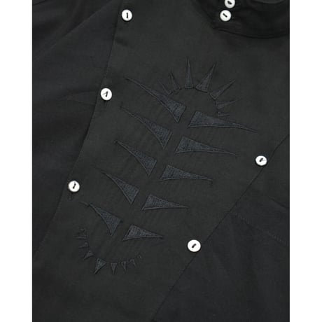 Art Cutting Stand Collar Shirt
