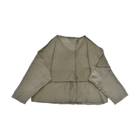 "Remake by VERS" Rebuild Mesh Layered Long Sleeve