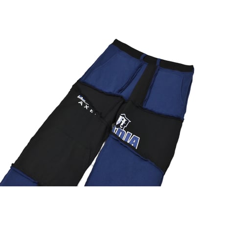 "Remake by VERS" Irregularly Attached Semi Flare Sweat Pants