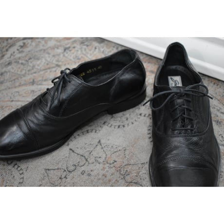 EURO Straight Tip Leather Shoes