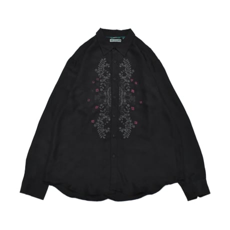 Botanical Ornament Jacquard L/S Shirt