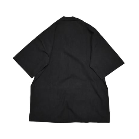 Vintage Embroidery Open Collar S/S Shirt