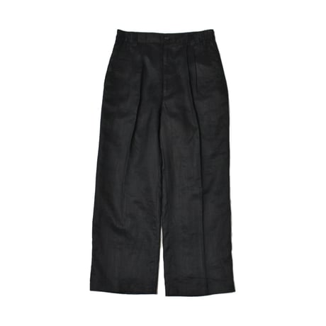 Vintage Double Tuck Linen Slacks