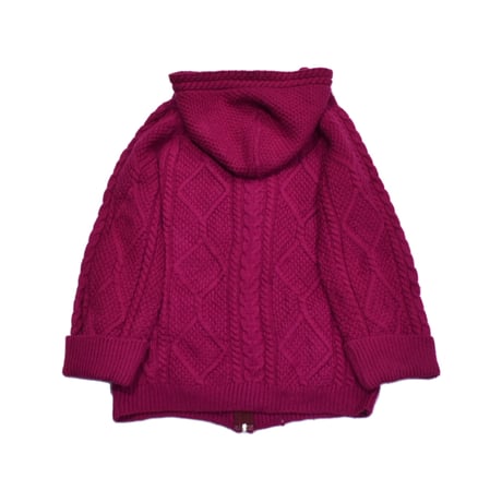 Ireland Aran Knit Zip Hoodie