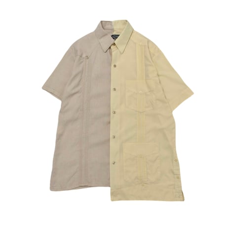 "Remake by VERS" Guayabera Switching S/S Shirt