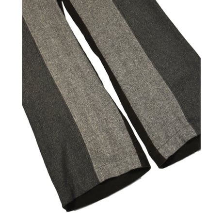 Corduroy Switching Flare Pants